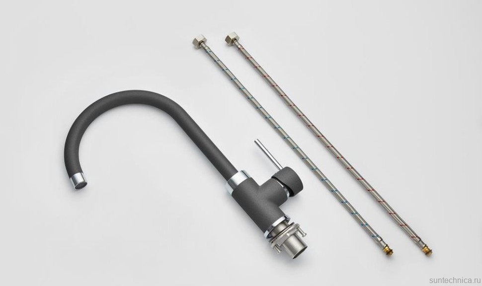 Смеситель для кухни Emar Quartz 3004 анрацит