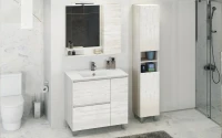 Зеркало Comforty Верона 90 белый дуб Зеркало Comforty Верона 90 белый дуб