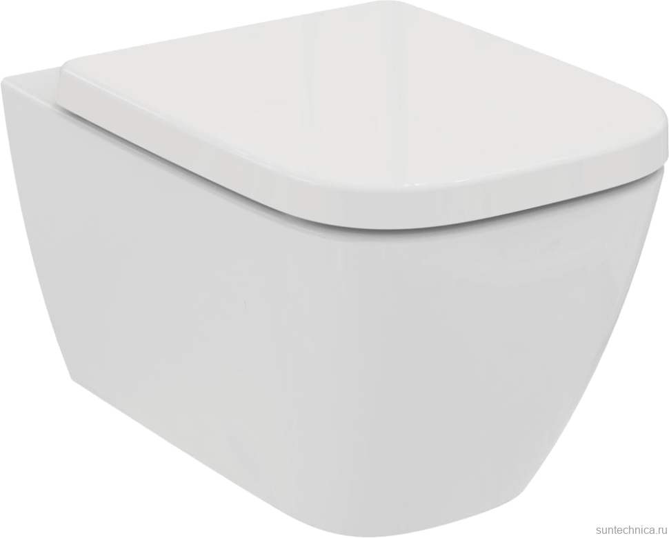 Комплект Унитаз подвесной Ideal Standard I Life B T461401 безободковый, euro white + Крышка T468301 с микролифтом, euro white + Инсталляция Geberit Duofix Delta 458.163.21.1 с кнопкой смыва, хром + Звукоизоляция