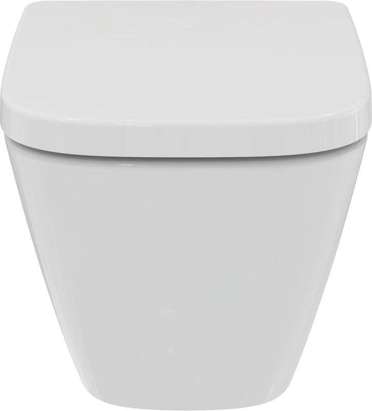 Комплект Унитаз подвесной Ideal Standard I Life B T461401 безободковый, euro white + Крышка T468301 с микролифтом, euro white + Инсталляция Geberit Duofix Delta 458.163.21.1 с кнопкой смыва, хром + Звукоизоляция