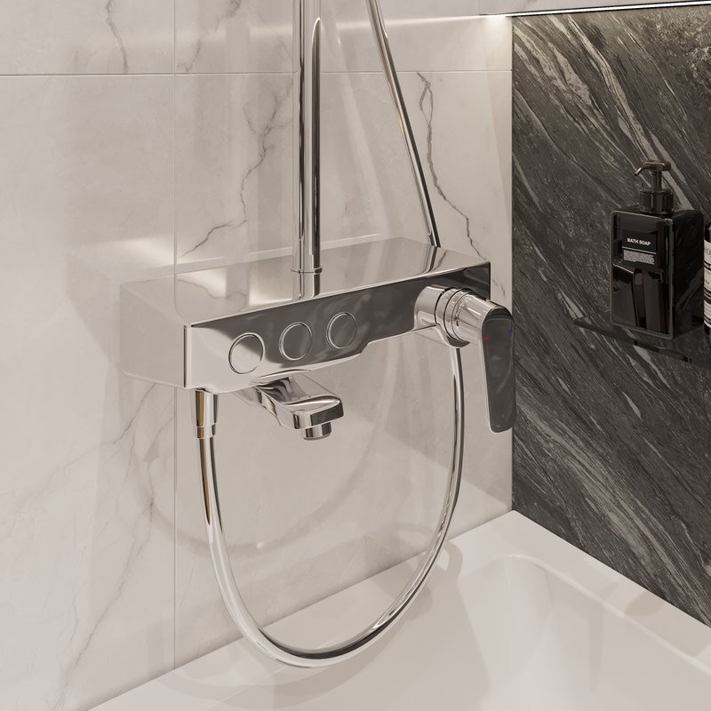 Душевая стойка Teska Niagara NG3501C хром