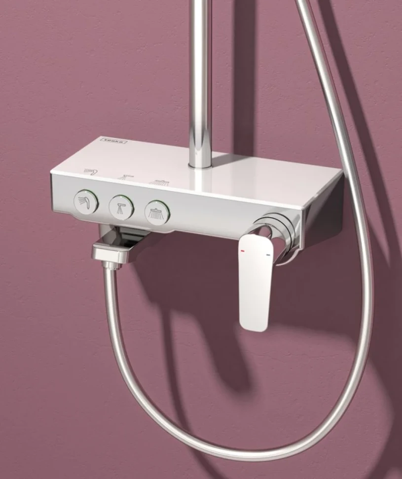 Душевая стойка Teska Niagara NG3501C хром