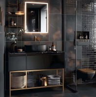 Зеркало-шкаф AQUATEK AQ7603B-MLC 60 с подсветкой