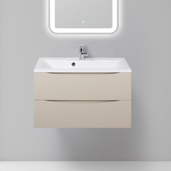 Тумба с раковиной BelBagno Marino 80 crema opaco