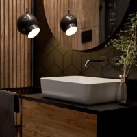 Смеситель для раковины AQUAme Siena AQM6215GM С ВНУТРЕННЕЙ ЧАСТЬЮ, оружейная сталь