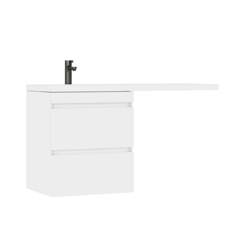 Мебель для ванной комнаты Vigo Urban 60 L 2 ящика, под стиральную машину, белая