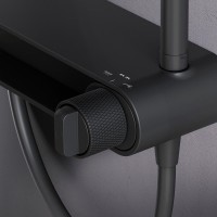 Душевая стойка AM.PM X-Joy F0785A622 черный матовый