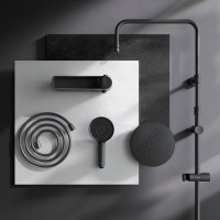 Душевая стойка AM.PM X-Joy F0785A622 черный матовый