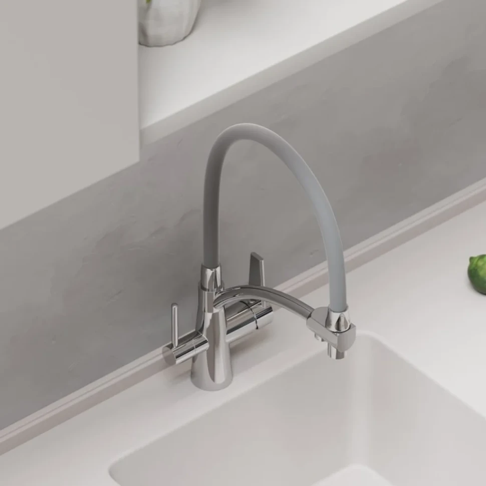 Смеситель для кухни Sancos Eri SC4001CH с гибким изливом, хром