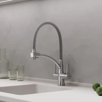 Смеситель для кухни Sancos Eri SC4001CH с гибким изливом, хром