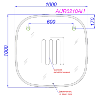 Мебель для ванной комнаты Aqwella Rodos 105 напольная, белая