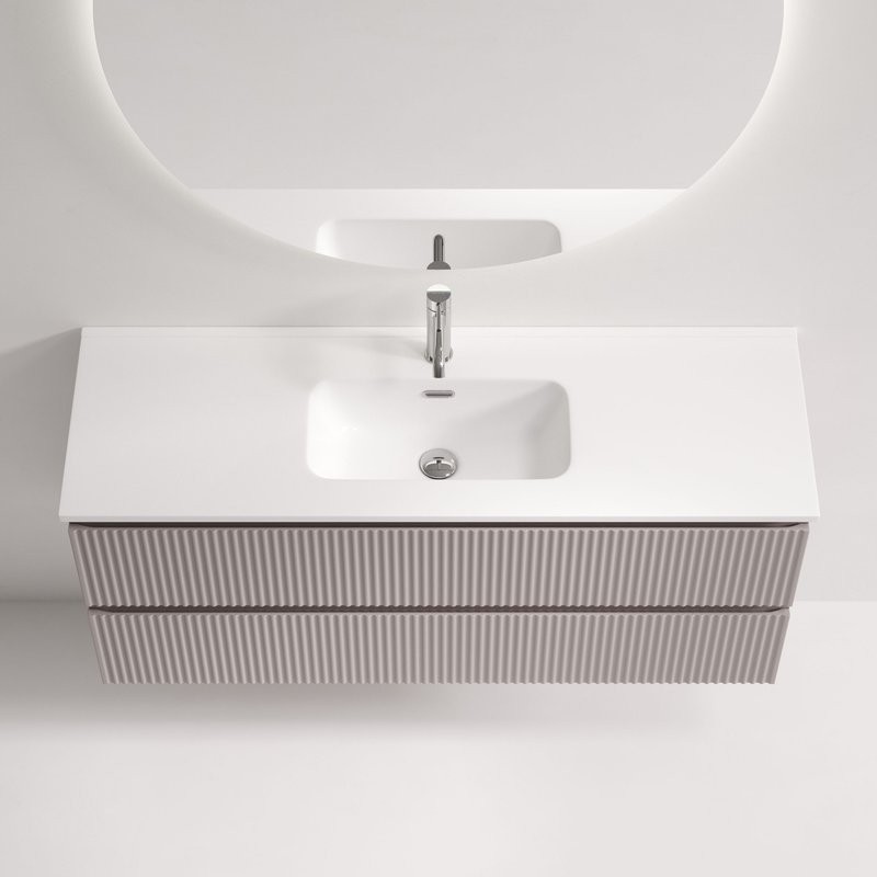 Мебель для ванной комнаты Sancos Snob R 120 Doha Soft, раковина CN7028