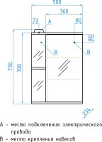 Мебель для ванной комнаты Style Line Эко Стандарт №10 50 белая
