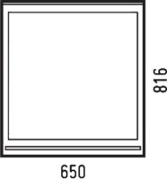 Зеркало Corozo Блюз 65 с полкой Зеркало Corozo Блюз 65 с полкой