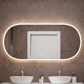 Зеркало Art&Max Bari 70х150 с теплой подсветкой