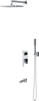 Душевой комплект Teska Ciera Pro AS3360 С ВНУТРЕННЕЙ ЧАСТЬЮ, хром