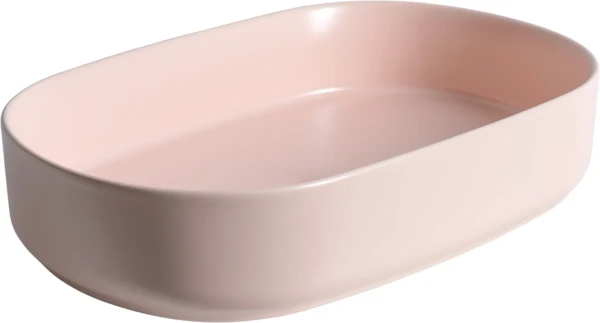 Накладная раковина Allen Brau Fantasy Oval 55x36, розовая