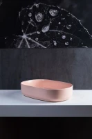 Накладная раковина Allen Brau Fantasy Oval 55x36, розовая Накладная раковина Allen Brau Fantasy Oval 55x36, розовая