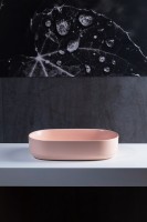 Накладная раковина Allen Brau Fantasy Oval 55x36, розовая
