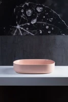 Накладная раковина Allen Brau Fantasy Oval 55x36, розовая Накладная раковина Allen Brau Fantasy Oval 55x36, розовая