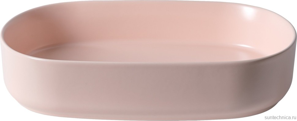 Накладная раковина Allen Brau Fantasy Oval 55x36, розовая