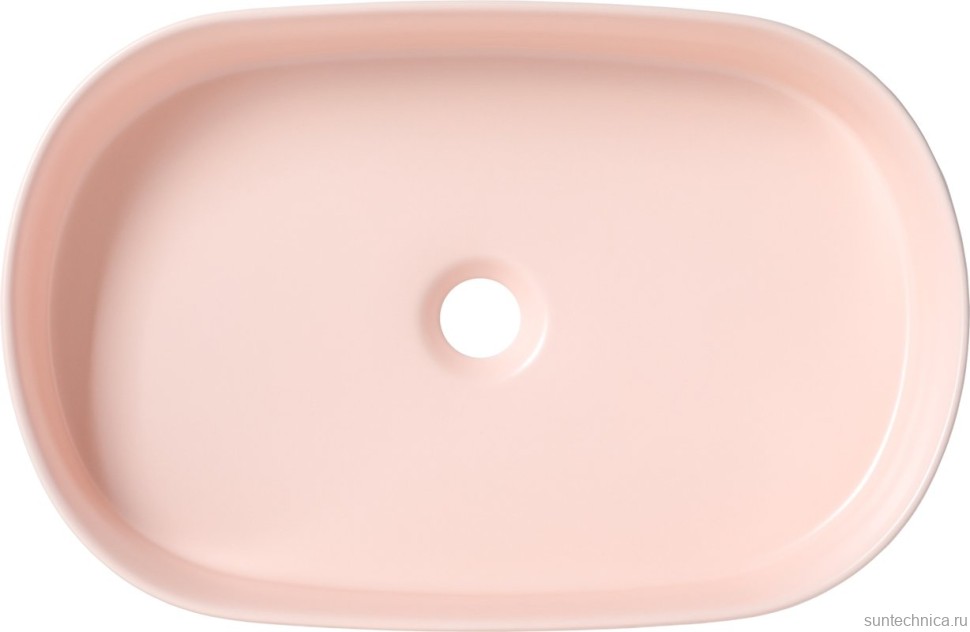 Накладная раковина Allen Brau Fantasy Oval 55x36, розовая