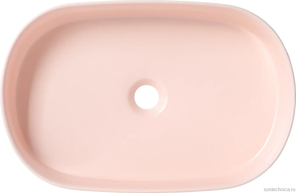 Накладная раковина Allen Brau Fantasy Oval 55x36, розовая