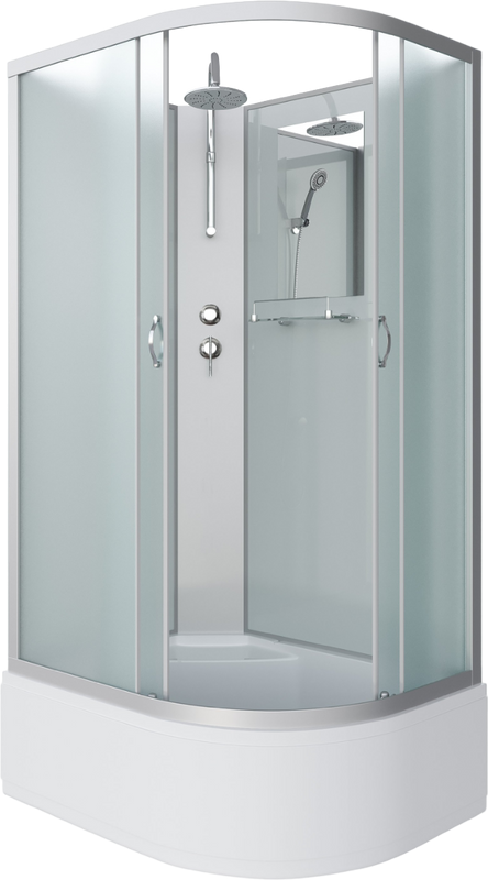 Душевая кабина Niagara Classic NG-2310-14LBKT 120х80 см, без крыши, с тропическим  душем