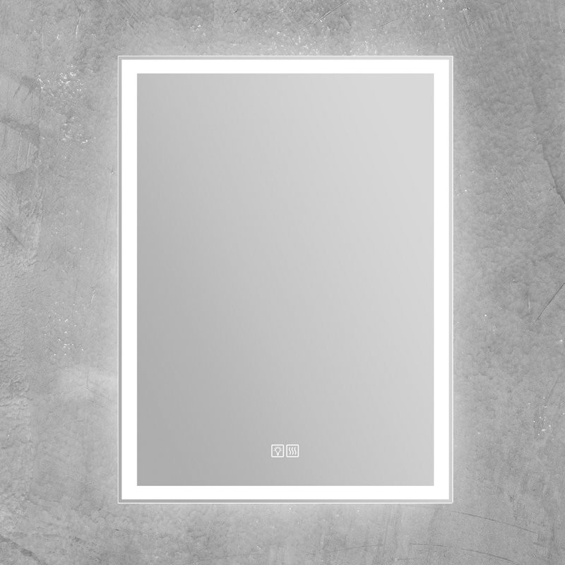 Зеркало BelBagno SPC-GRT-600-800-LED-TCH-WARM с подсветкой и подогревом