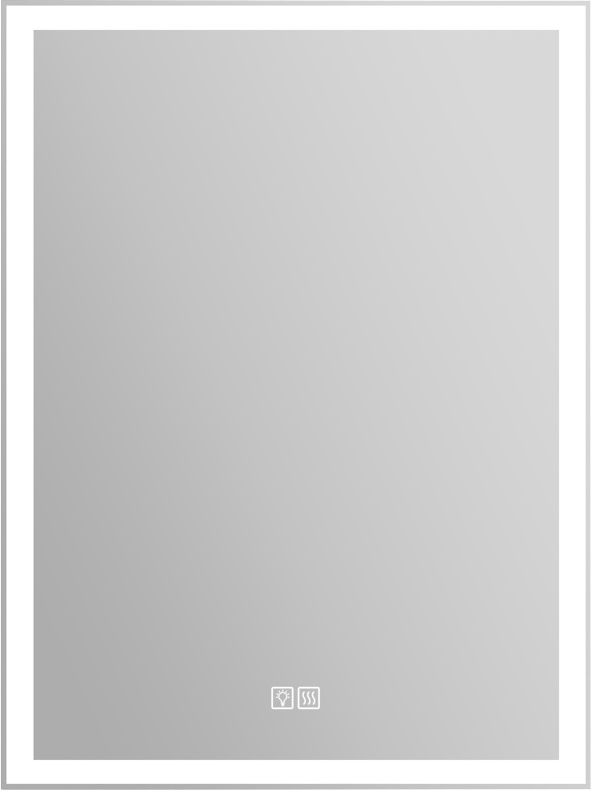 Зеркало BelBagno SPC-GRT-600-800-LED-TCH-WARM с подсветкой и подогревом