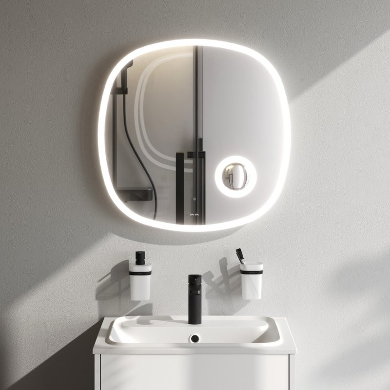 Зеркало AM.PM Func 65 с подсветкой светодиодной, ИК сенсором и косметическим зеркалом