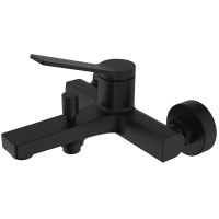 Смеситель для ванны и душа Azario VISE с ручным душем, черный (AZ-VSA238330PA)