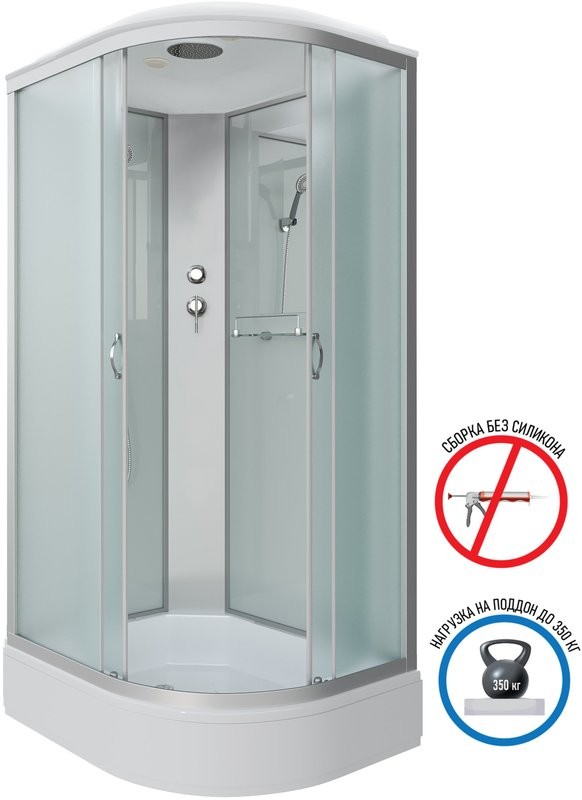 Душевая кабина Niagara Classic NG-33984-14L 90х80 см