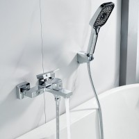 Смеситель для ванны с душем Shevanik S9602 хром