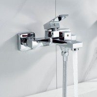 Смеситель для ванны с душем Shevanik S9602 хром