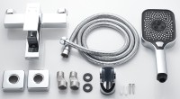 Смеситель для ванны с душем Shevanik S9602 хром