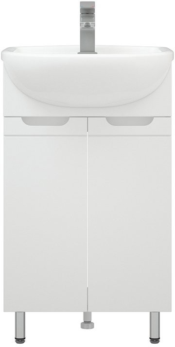 Тумба с раковиной Corozo Лея 50 белая