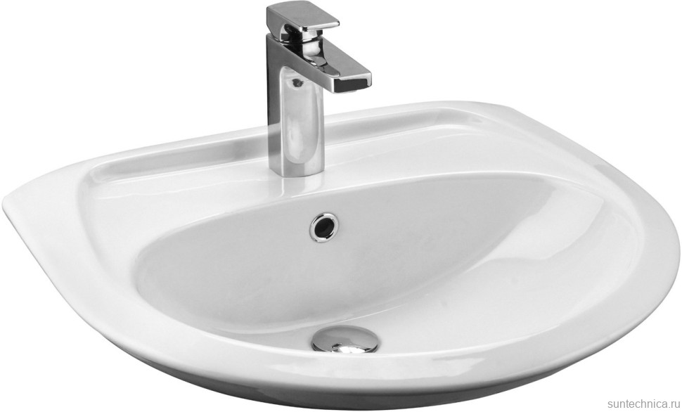 Раковина Santek Бриз 1WH110466 60 с пьедесталом Биц 1WH110595