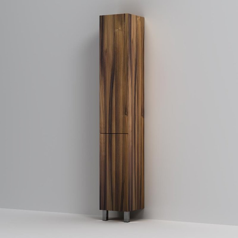 Шкаф-пенал для ванной AM.PM Gem 30 R напольный, орех