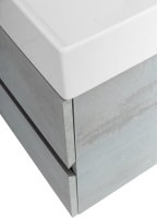 Тумба с раковиной Cezares Molveno 46 120 beton, с раковиной Cezares CZR-MIL-120-2-LVB