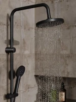 Душевой комплект Смеситель Orange One Life P02-100b + Стойка O-Shower OW02b Душевой комплект Смеситель Orange One Life P02-100b + Стойка O-Shower OW02b