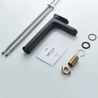 Смеситель для раковины Shevanik S8711H черный