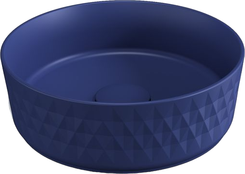 Накладная раковина Allen Brau Fantasy Romb 36, индиго