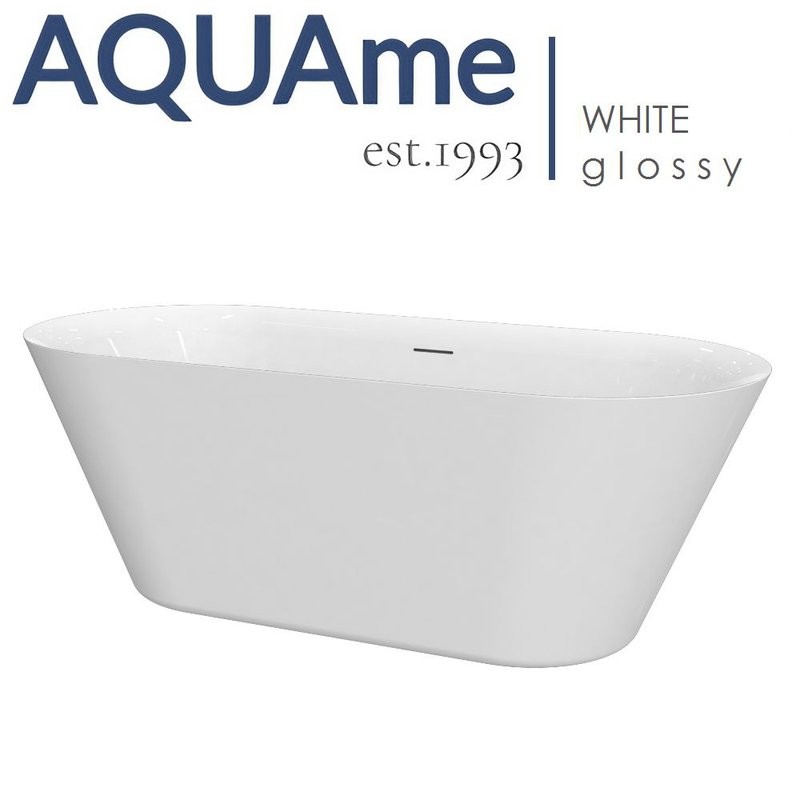 Ванна AQUAme акриловая отдельностоящая AQM3501GW