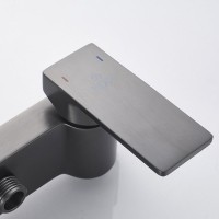 Гигиенический душ Rose R1805T-1 со смесителем, оружейная сталь