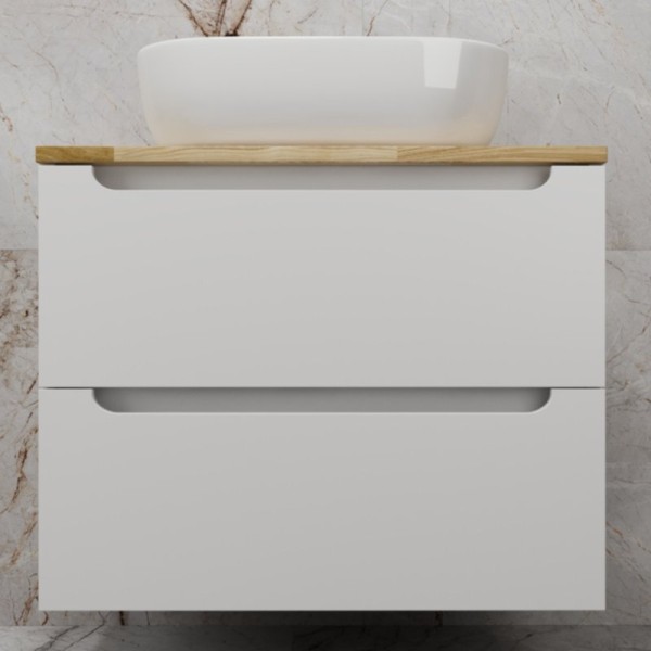 Тумба с раковиной Style Line Бали 70 подвесная, белый софт