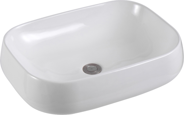 Накладная раковина AQUATEK AQ5526-00 глянцевая белая