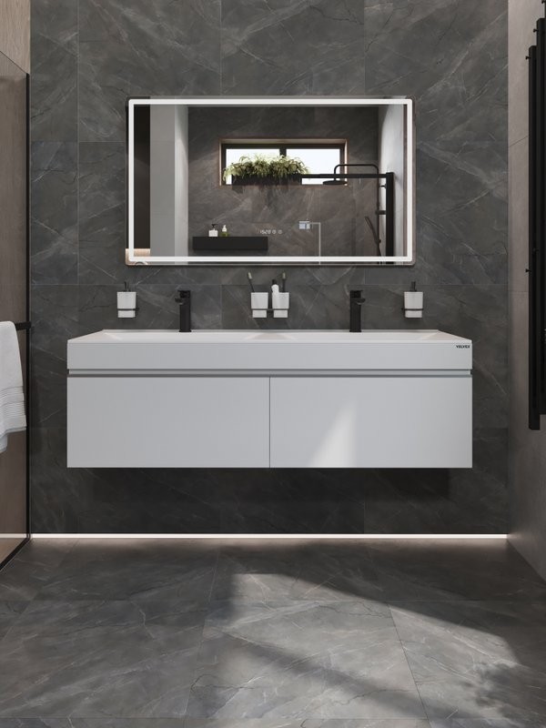 Стакан для ванной AM.PM Inspire 2.0 A50A343422 настенный, черный, стеклянный, двойной