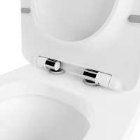 Комплект Lavinia Boho Унитаз приставной Bell Pro 33014040 + Крышка-сиденье Bell Pro 33290100 с микролифтом + Бачок скрытого монтажа RelFix 38020010 + Кнопка RelFix 3805004W