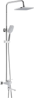 Душевая стойка Shevanik S8036F белый, хром